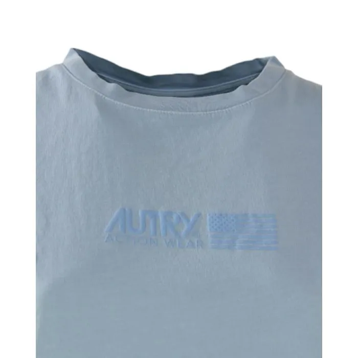 Autry T-shirt Tsmw1241 Celeste