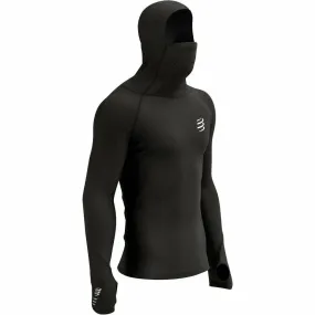 Compressport 3D Thermo Ultralight Racing Hoodie Black - Felpa Traspirante