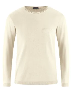 PULL UOMO IN CANAPA E COTONE BIO