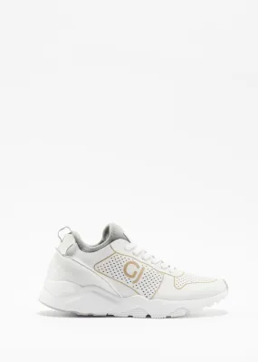 Sneaker in pelle microforata